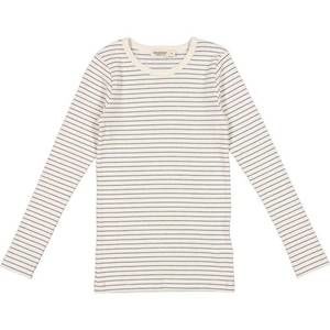 NEW MARMAR COPENHAGEN girls striped long sleeve tani shirt in blue stripe
